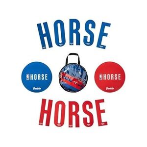 Franklin NBA HORSE Basketball Play Set Kids Outdoor Game Carry Bag Included